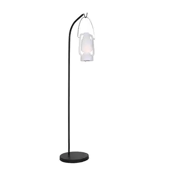 Lampenlicht.nl Design buiten vloerlamp zwart ip44 incl. led - mart storm small aanbieding