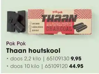 HANOS Pok Pok Thaan Houtskool aanbieding