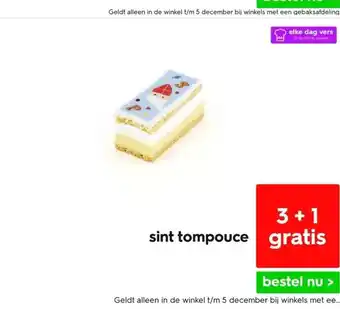 HEMA Sint tompouce aanbieding