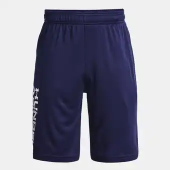 Under Armour Jongensshorts under armour prototype 2.0 wordmark midnight marineblauw / wit ymd aanbieding