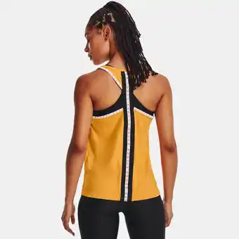 Under Armour Damestanktop under armour knockout rise / zwart / sunset boulevard m aanbieding