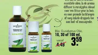 De Online Drogist Jacob Hooy Eucalyptus Olie aanbieding