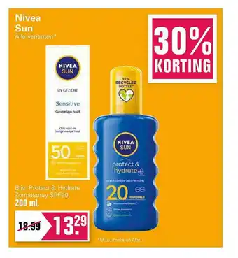 De Online Drogist Nivea Sun 30% Korting aanbieding