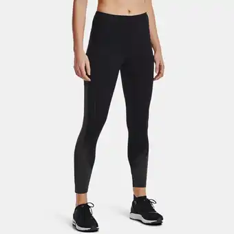 Under Armour Dameslegging under armour paceher ankle zwart / jet grijs / reflecterend m aanbieding