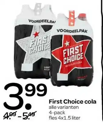 Spar First Choice Cola aanbieding