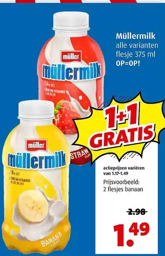 Boni Müllermilk aanbieding