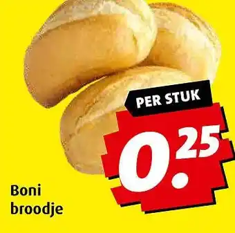 Boni Boni broodje aanbieding