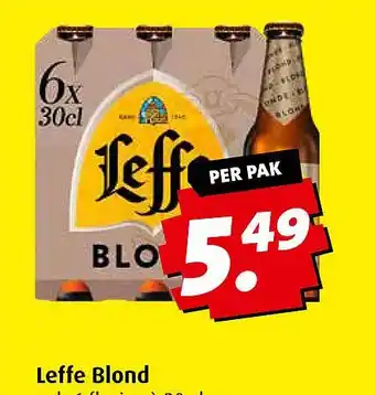 Boni Leffe blond aanbieding