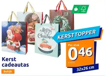 Action Kerst cadeautas aanbieding