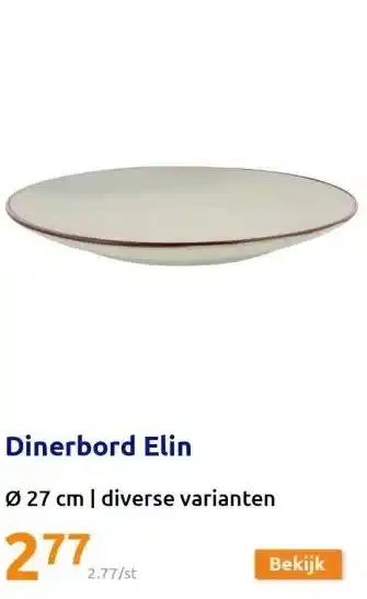 Action Dinerbord elin aanbieding