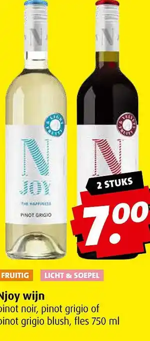 Boni Njoy wijn aanbieding