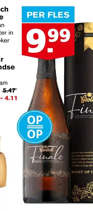 Hoogvliet Grolsch finale aanbieding