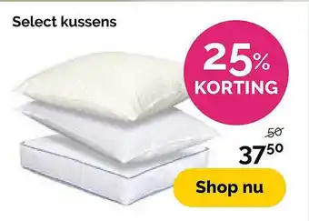 Beter Bed Select kussen aanbieding