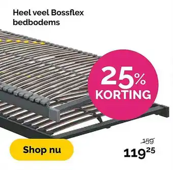 Beter Bed Heel veel bossflex bedbodems aanbieding