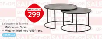 Profijt Meubel Salontafelset Salento aanbieding