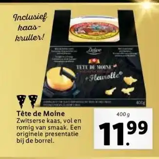 Lidl Tête de moine aanbieding