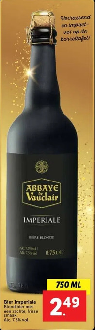 Lidl Bier imperiale aanbieding