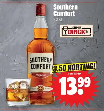 Dirk Southern Comfort 70cl aanbieding