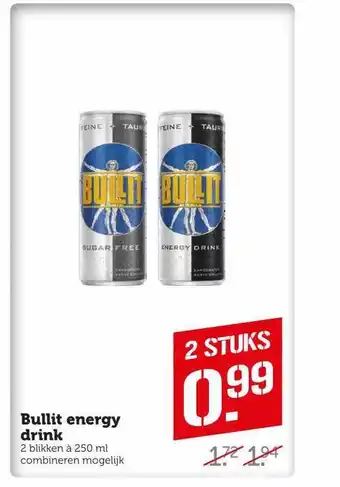 CoopCompact Bullit energy drink aanbieding