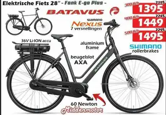 iTEK Elektrische fiets 28 aanbieding