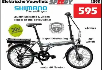 iTEK Elektrische vouwfiets aanbieding