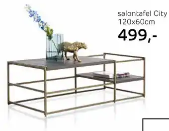 Henders & Hazel Salontafel City 120x60cm aanbieding