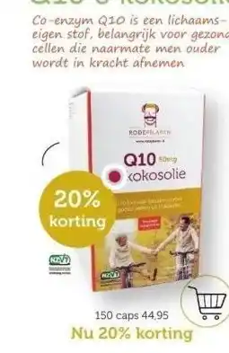 De Rode Pilaren Q10 & kokosolie aanbieding