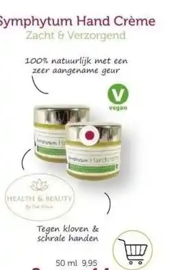 De Rode Pilaren Symphytum hand crème zacht & verzorgend aanbieding