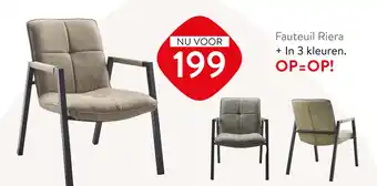 Profijt Meubel Fauteuil riera aanbieding