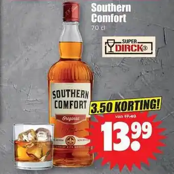 Dirk Southern comfort aanbieding