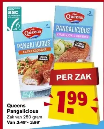 Hoogvliet Queens pangalicious 250 gram aanbieding