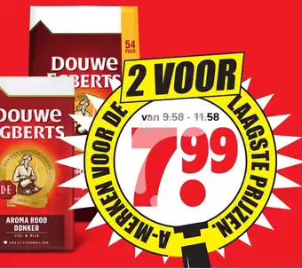 Dirk Douwe egberts koffie aanbieding