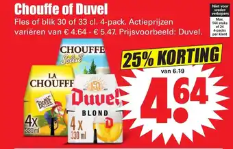 Dirk Chouffe of duvel aanbieding