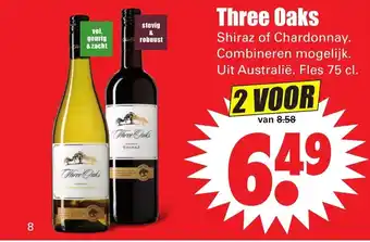 Dirk Three oaks 75 cl aanbieding