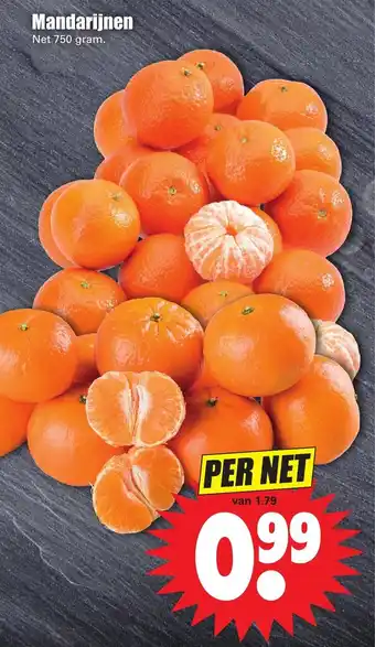 Dirk Mandarijnen 750 gram aanbieding