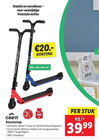 Lidl Crivit Stunstep aanbieding