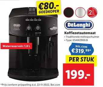 Lidl DeLonghi Koffiezetautomaat aanbieding