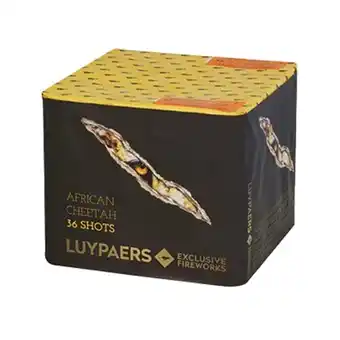 Huisman Vuurwerk African cheetah 36sh. aanbieding