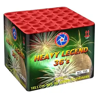 Huisman Vuurwerk Heavy legend 36 aanbieding