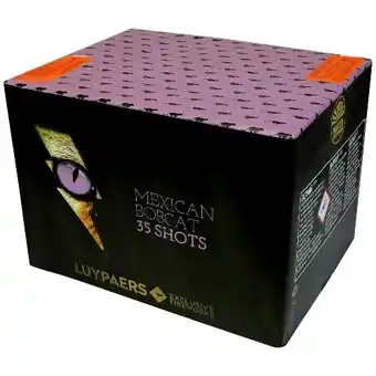 Huisman Vuurwerk Mexican bobcat 35sh. aanbieding