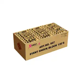 Rubro fireworks Event shock block 120's aanbieding