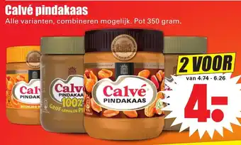 Dirk Calve Pindakaas 2*350g aanbieding