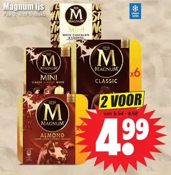 Dirk Magnum ijs aanbieding