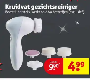 Kruidvat Gezichtsreiniger aanbieding