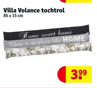 Kruidvat Villa Volance tochtrol 85 x 15 cm aanbieding