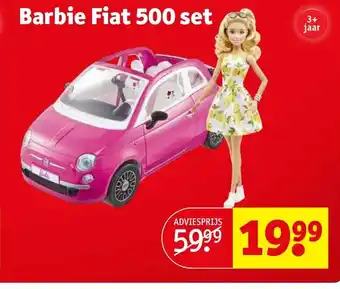 Kruidvat Barbie Fiat 500 set aanbieding