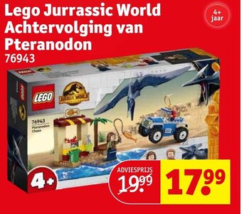 Kruidvat Lego Jurrassic World Achtervolging van Pteranodon 76943 aanbieding