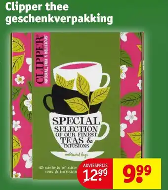 Kruidvat Clipper thee geschenkverpakking aanbieding