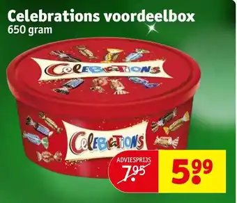 Kruidvat Celebrations voordeelbox 650 gram aanbieding