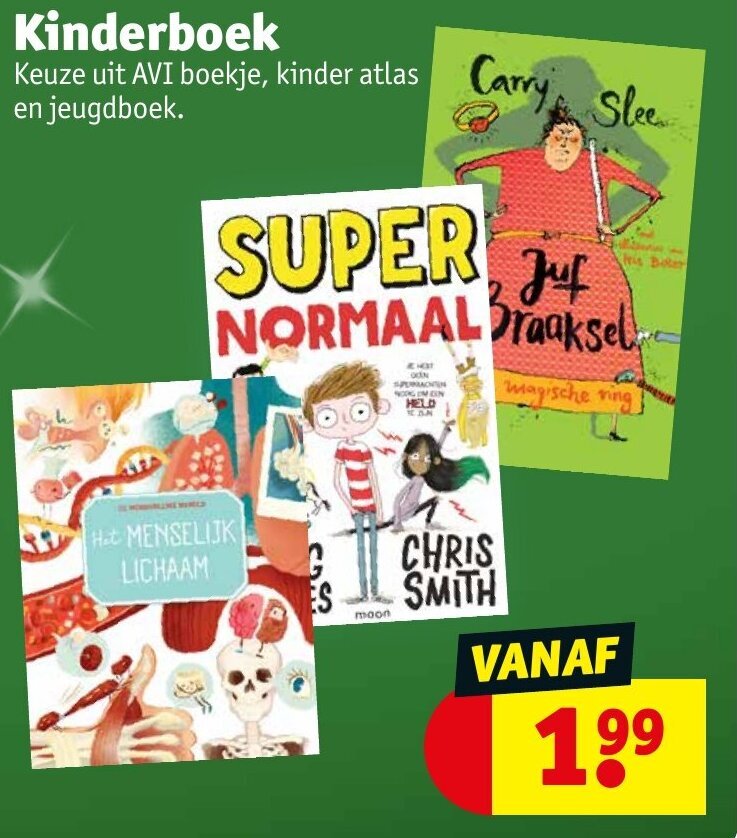 Kinderboek aanbieding bij Kruidvat